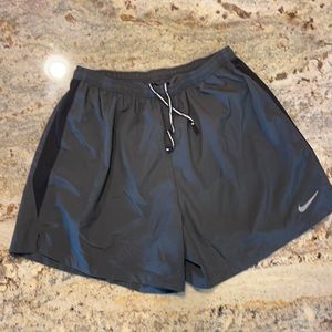 Large gray Men’s Nike dri-fit running shorts